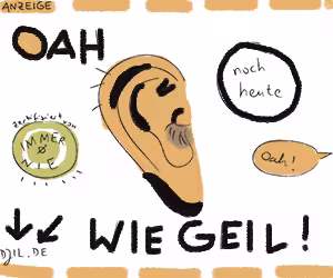 Produkthinweis mit Kaufaufforderung