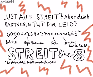 Produkthinweis mit Kaufaufforderung